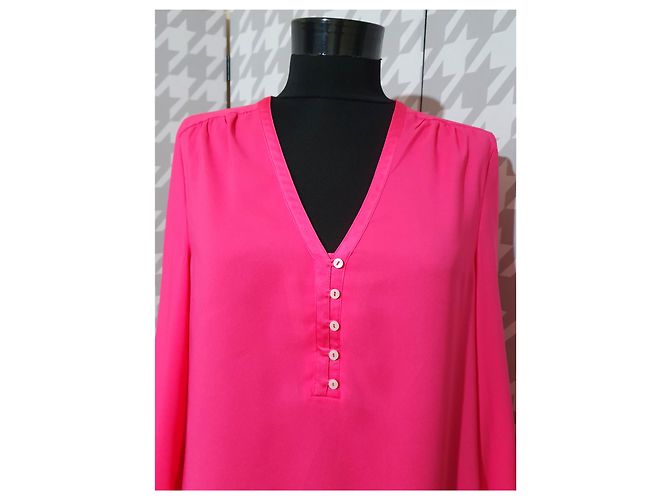 Tommy Hilfiger Bluse Pink aus Polyester - Ansicht 3
