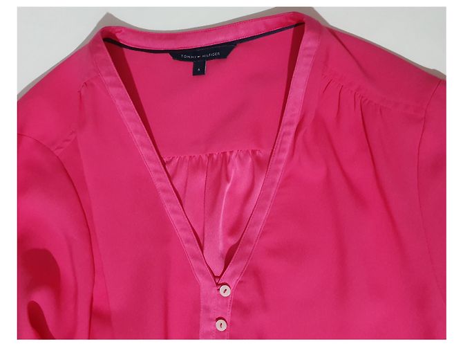 Tommy Hilfiger Bluse Pink aus Polyester - Ansicht 4
