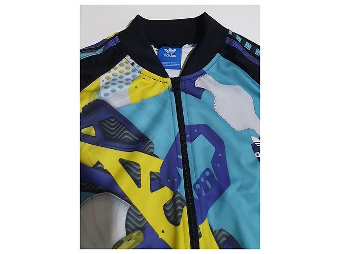 Adidas Jacket Polyester Multi Color Multiple colors - view 2