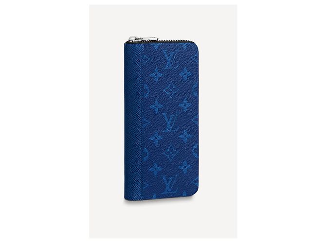 Portafoglio Louis Vuitton Taigarama Zippy Blu - vista 3