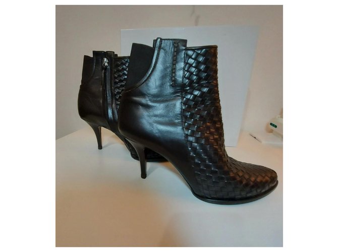 Givenchy gewebte Lederstiefeletten Dunkelbraun - Ansicht 7