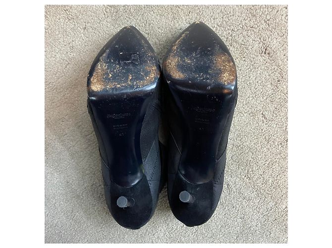 Botines Yves Saint Laurent Negros de Elastano - vista 2