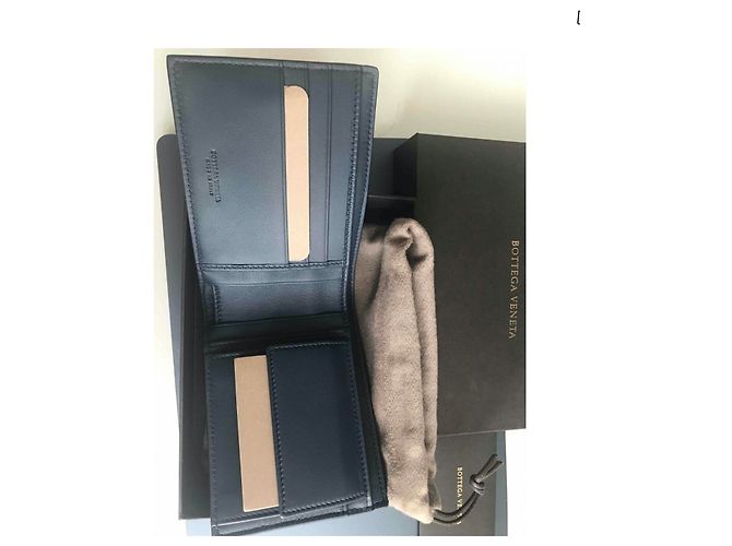 Bottega Veneta Wallets Small accessories Dark blue - view 2