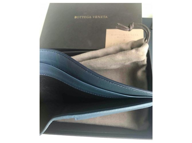 Bottega Veneta Wallets Small accessories Dark blue - view 3