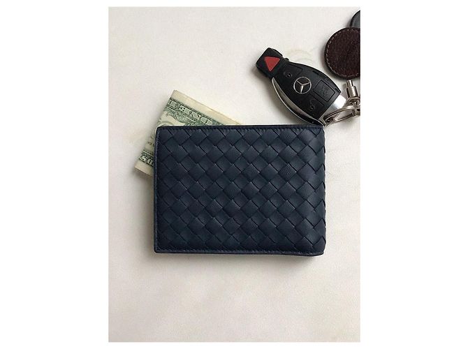 Bottega Veneta Wallets Small accessories Dark blue - view 5