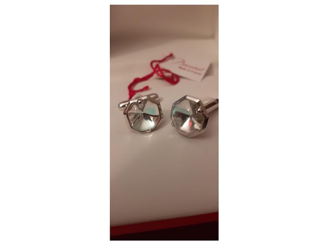 Abotoaduras Baccarat em prata Hardware prateado - vista 2