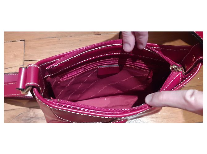 Borsa a mano Lancel in pelle rossa Rosso - vista 2