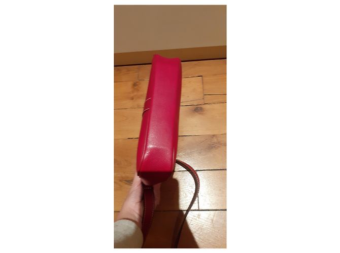 Borsa a mano Lancel in pelle rossa Rosso - vista 5