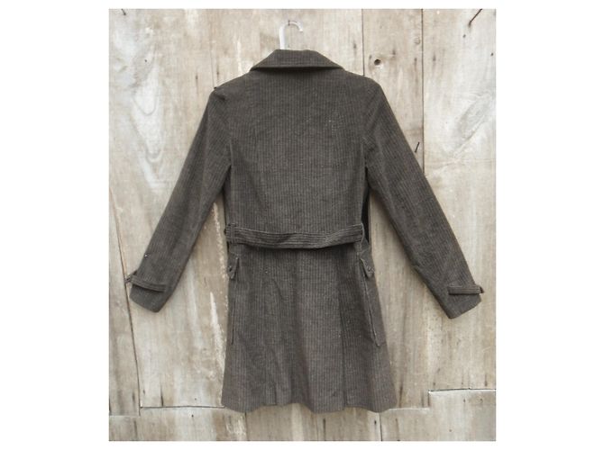Cappotto Paul & Joe in velluto a coste antracite 36 - vista 7