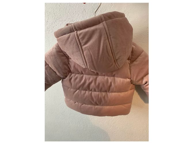 Tartine et Chocolat Pufferjacke Suede Touch rosa 6 Monate Pink - Ansicht 13