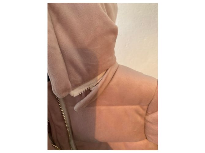 Tartine et Chocolat Pufferjacke Suede Touch rosa 6 Monate Pink - Ansicht 14