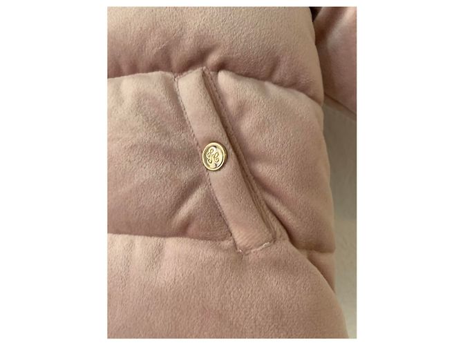 Tartine et Chocolat Pufferjacke Suede Touch rosa 6 Monate Pink - Ansicht 8