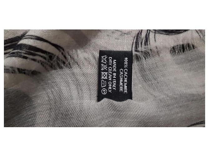 Stola CHANEL Negro Blanco - vista 5