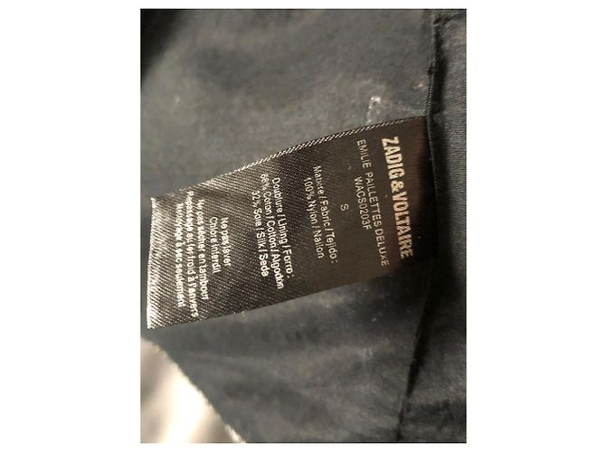 Zadig & Voltaire Glamorous sequin jacket Silvery - view 4