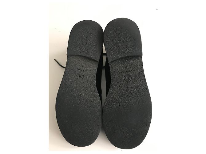 Chanel Anfibi in velluto Nero - vista 16