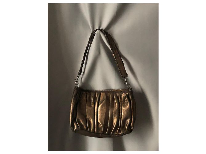 Repetto Affascinante borsa in pelle marrone Bronzo - vista 2