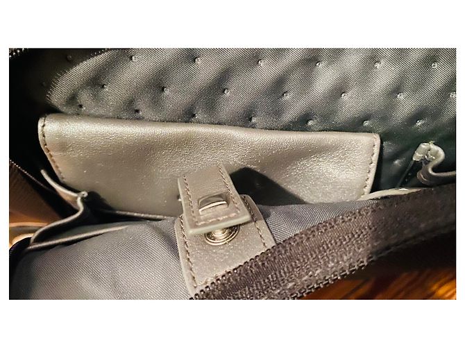 Autre Marque Trolley TUMI Weekend in pelle nera e nylon Nero Argento - vista 13