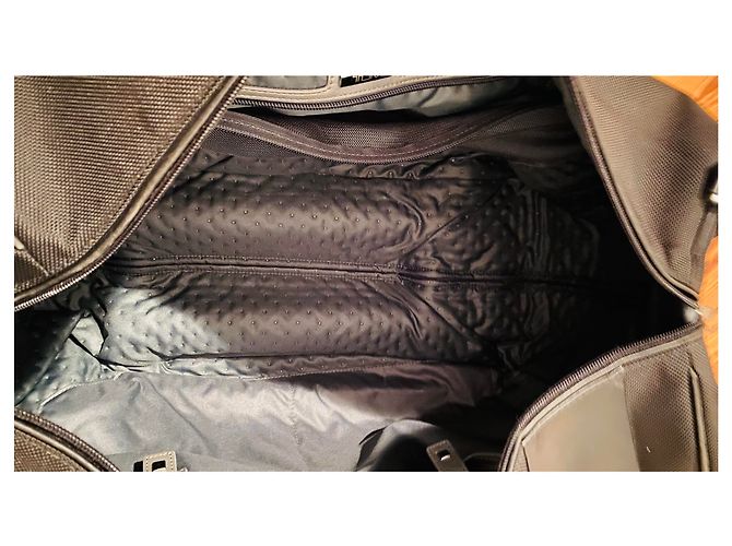 Autre Marque Trolley TUMI Weekend in pelle nera e nylon Nero Argento - vista 16