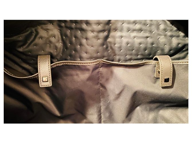 Autre Marque Trolley TUMI Weekend in pelle nera e nylon Nero Argento - vista 17
