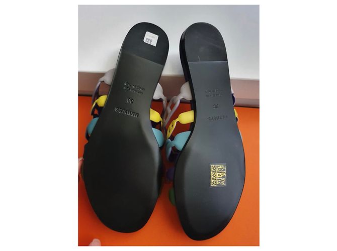 Hermès Sandalen Türkis - Ansicht 2