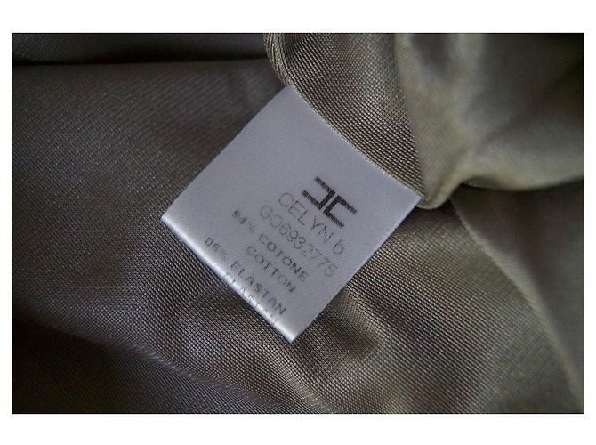 Falda Elisabetta Franchi Beige - vista 3