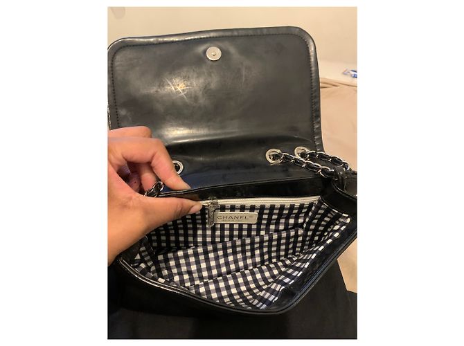 Borsa piccola con patta per rossetto Chanel Nero - vista 6