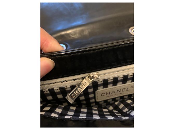Borsa piccola con patta per rossetto Chanel Nero - vista 7