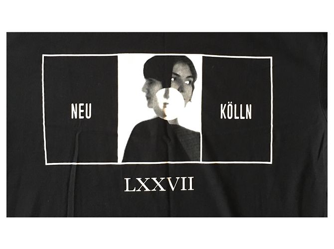 T-shirt Alexander Mcqueen Mcq nera in cotone Nero - vista 2