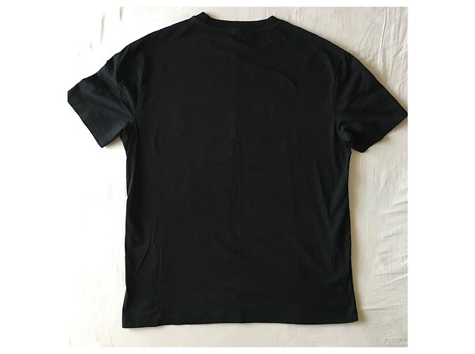 T-shirt Alexander Mcqueen Mcq nera in cotone Nero - vista 4