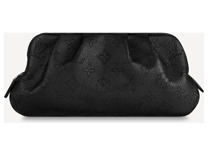 Louis Vuitton Scala mini pochette pelle Mahina nera Nero - vista 4