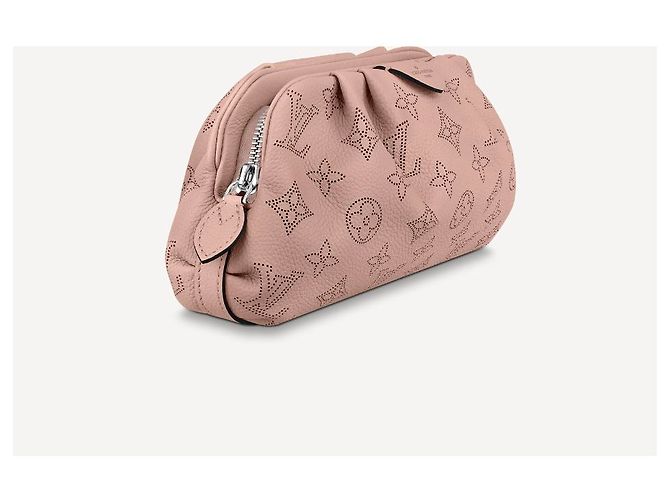 Pochette Louis Vuitton Scala Rosa Mahina in Pelle - vista 2