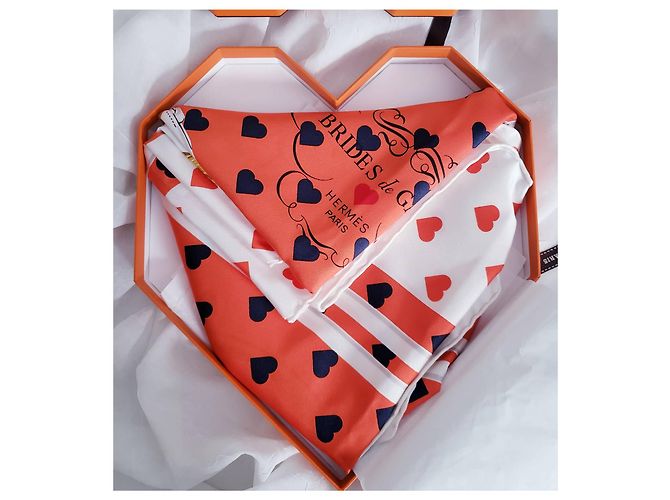 Hermès Brides de Gala Love in Heart Box Bianco - vista 5