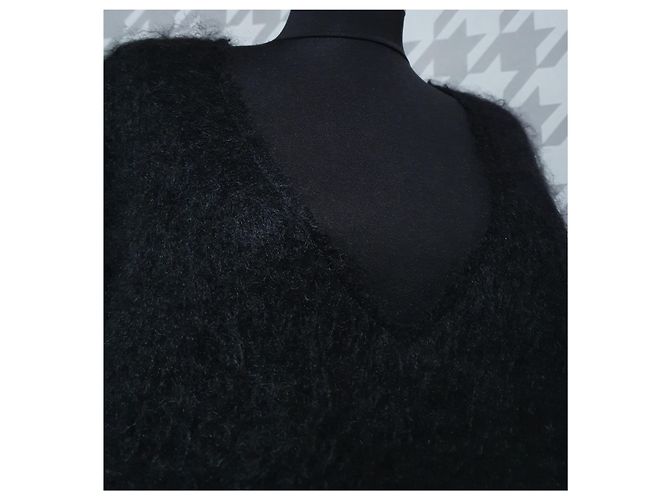 Autre Marque Suéter oversize de mohair negro Gembalies M - vista 5