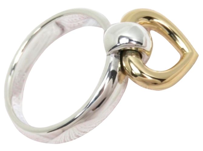 Ring Hermès Hermes Plata 18Anillo Corazón K Dorado - view 2