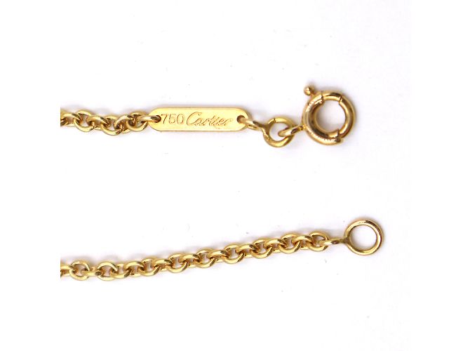 Love cartier 18K Gold 750 Collana con ciondoli Trinity Ring - vista 11