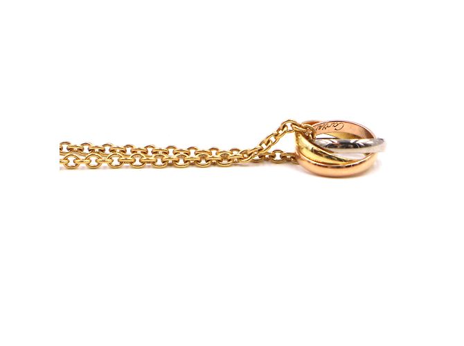 Love cartier 18K Gold 750 Collana con ciondoli Trinity Ring - vista 6