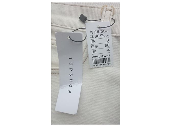 Topshop Bicolour Denim Jeans Schwarz - Ansicht 7