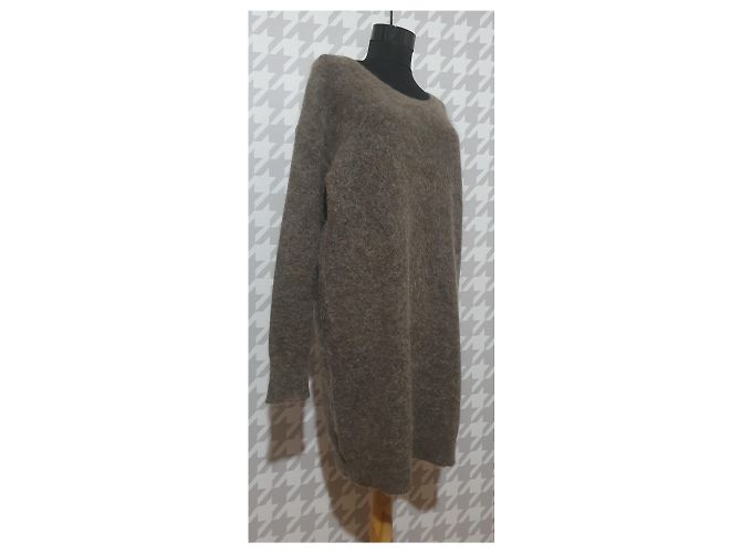Suéter Acne Wham de mohair marrón Castaño - vista 2