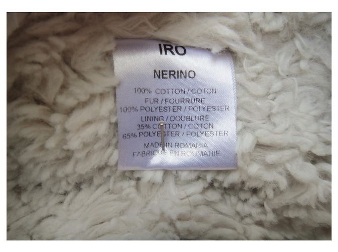 parka Iro tamaño 38 (2) Negro - vista 6