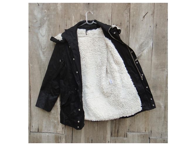 parka Iro tamaño 38 (2) Negro - vista 7