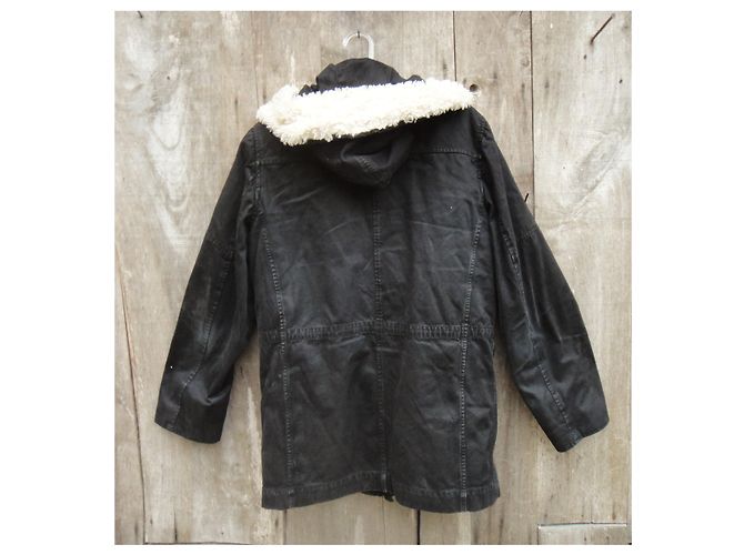 parka Iro tamaño 38 (2) Negro - vista 8