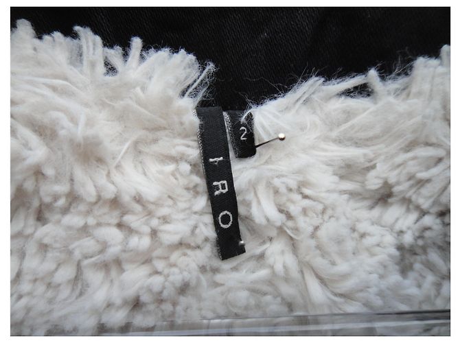 parka Iro tamaño 38 (2) Negro - vista 9