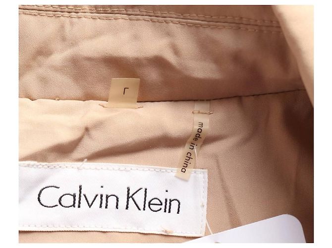 Trench Coat Calvin Klein Bege - vista 4