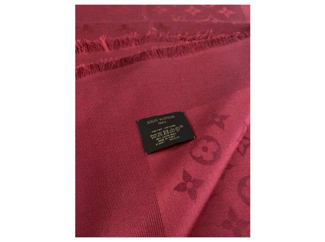 Scialle Louis Vuitton rosso - vista 2