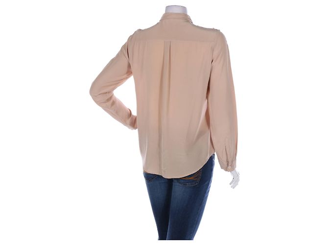 Filippa K Seidenhemd Beige M - Ansicht 2