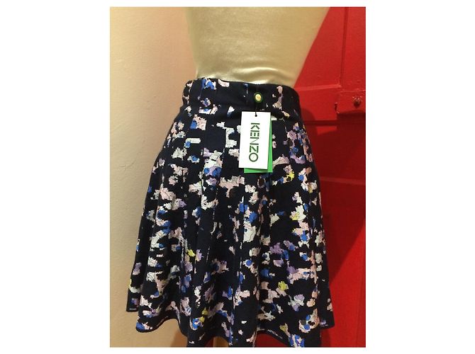Kenzo Rock Mehrfarbig Polyester Viskose Größe 38 Mehrfarben - Ansicht 4