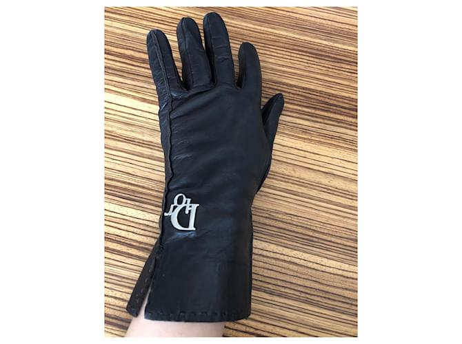 Dior Lederhandschuhe Dunkelbraun - Ansicht 6