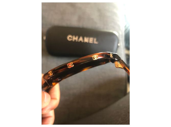 Chanel Occhiali da sole Marrone - vista 4