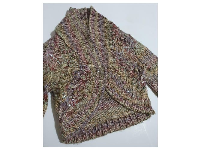 Cárdigan Dkny de Lana y Acrílico Multicolor Talla S - vista 2