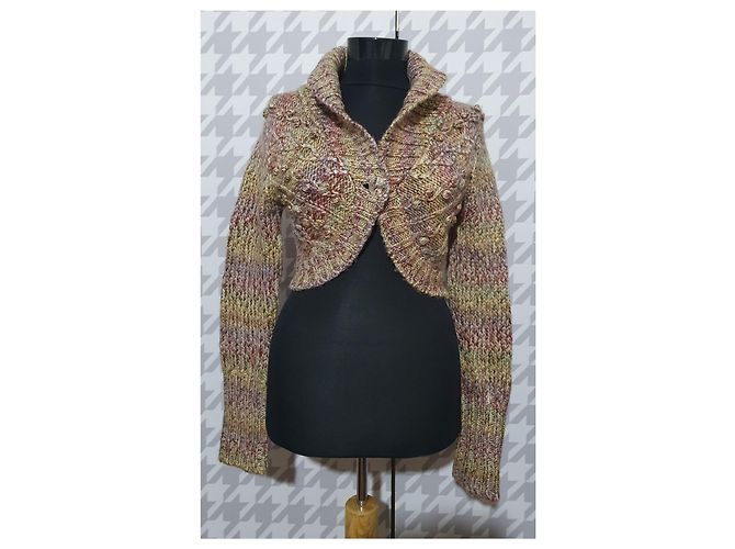 Cárdigan Dkny de Lana y Acrílico Multicolor Talla S - vista 3